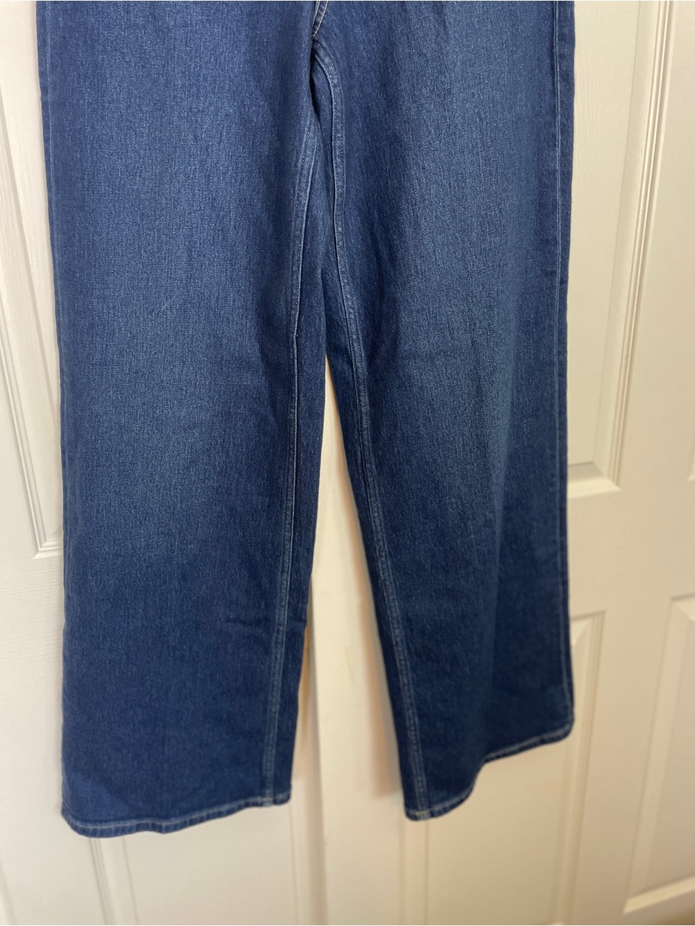SPANX SPANXshape Authentic Stretch Wide Leg Jeans Percy Wash NWT Medium Tall - Picture 5 of 12